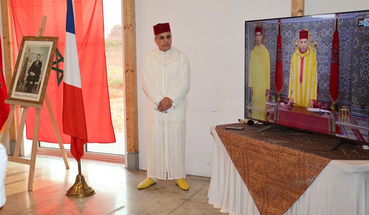 السيد إبراهيم رزقي، القنصل العام للمملكة المغربية بأورلي، ينظم حفل استقبال بمناسبة عيد عيد العرش المجيد