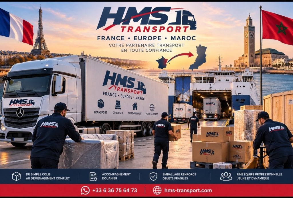 HMS Transport : la confiance au cœur du transport France–Maroc