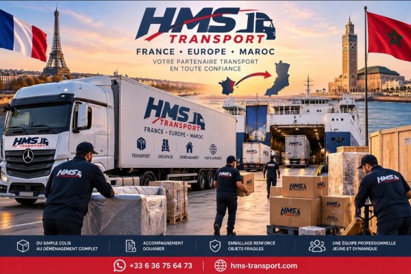 HMS Transport : la confiance au cœur du transport France–Maroc